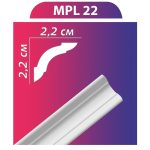 MPL22 stukkó, díszléc