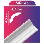 MPL45 stukkó, díszléc