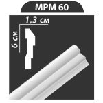 MPM60 stukkó, díszléc