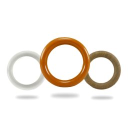 Műanyag és fa karika 28 mm-es karnis rudakhoz