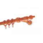 Fa végzárós rúd karnis cseresznye 350 cm