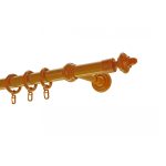 Cseresznye műanyag végzárós rúd karnis 120 cm